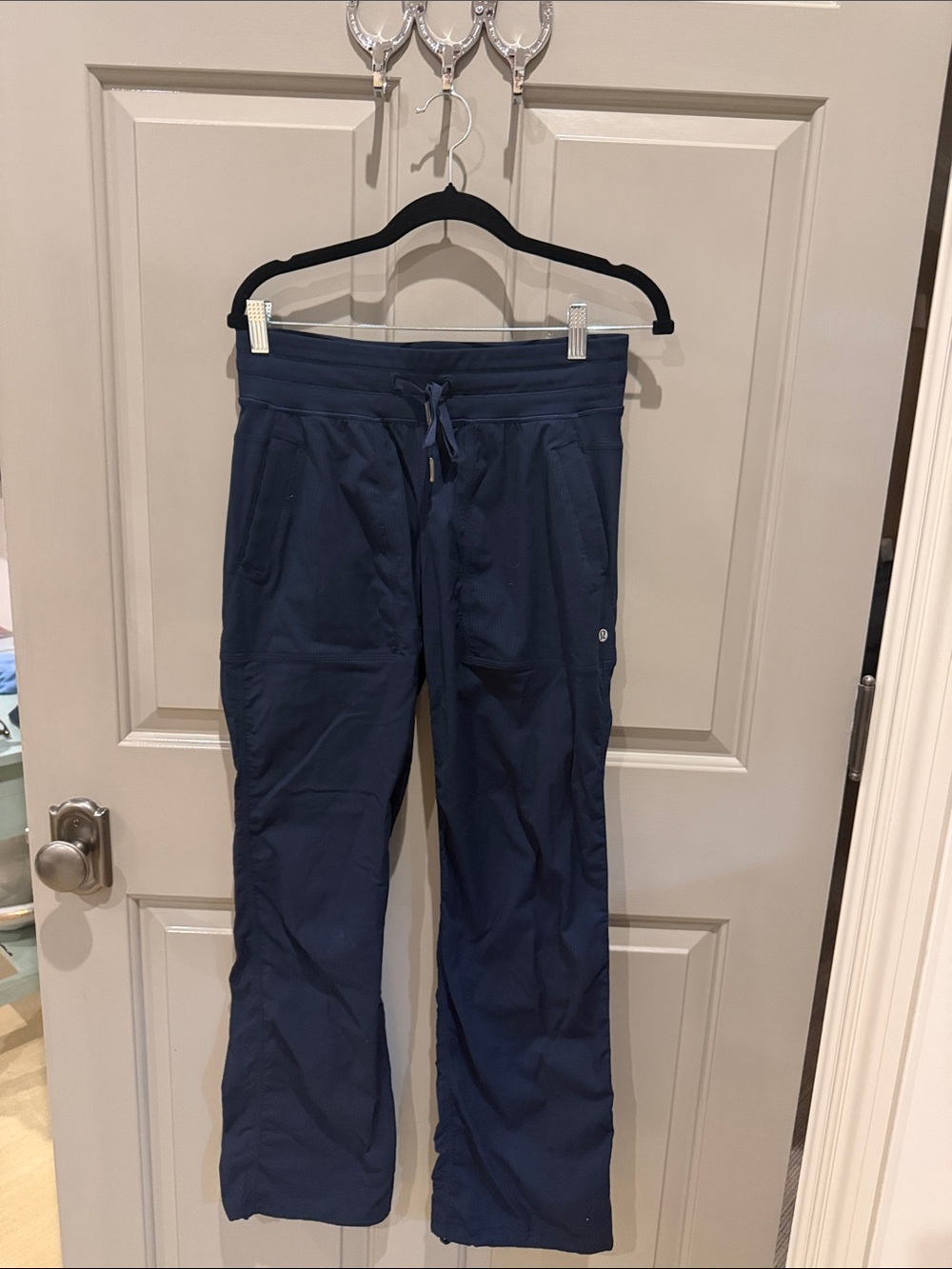 lululemon athletica Navy Drawstring Relaxed Fit Leggings